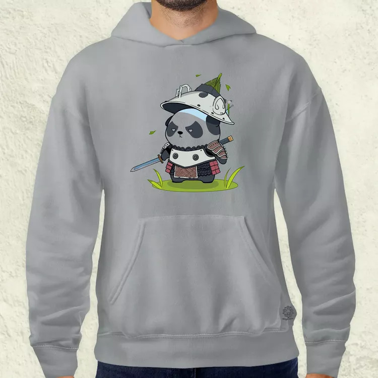 Chibi panda szamuráj v5 férfi pulóver