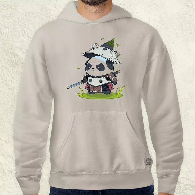 Chibi panda szamuráj v5 férfi pulóver
