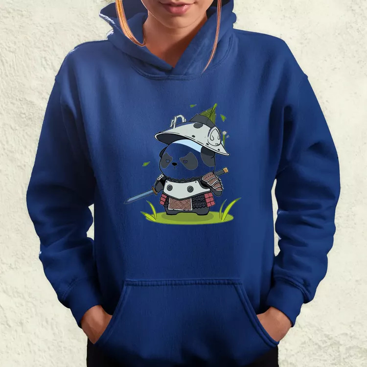 Chibi panda szamuráj v5 női pulóver