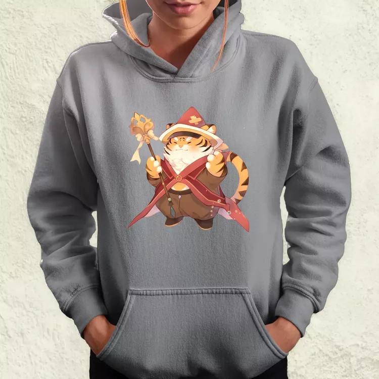 Chibi tigris varázsló v3 női pulóver