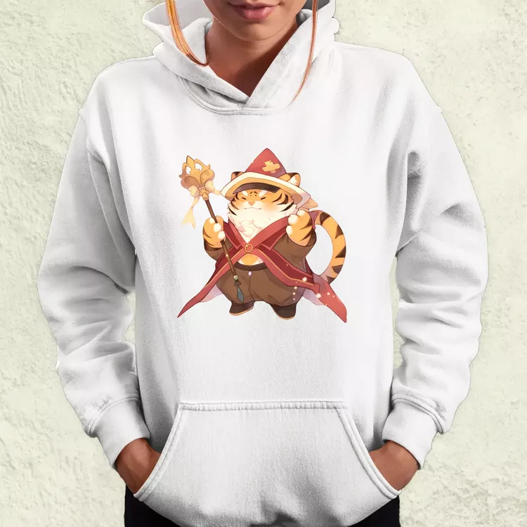 Chibi tigris varázsló v3 női pulóver