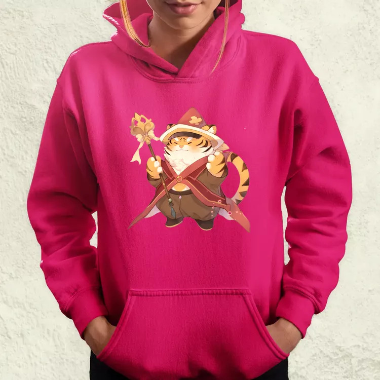 Chibi tigris varázsló v3 női pulóver