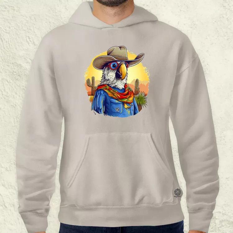 Cowboy papagáj v1 férfi pulóver