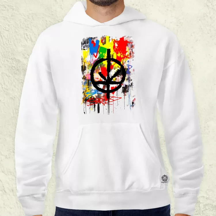 Basquiat béke és szeretet v1 férfi pulóver
