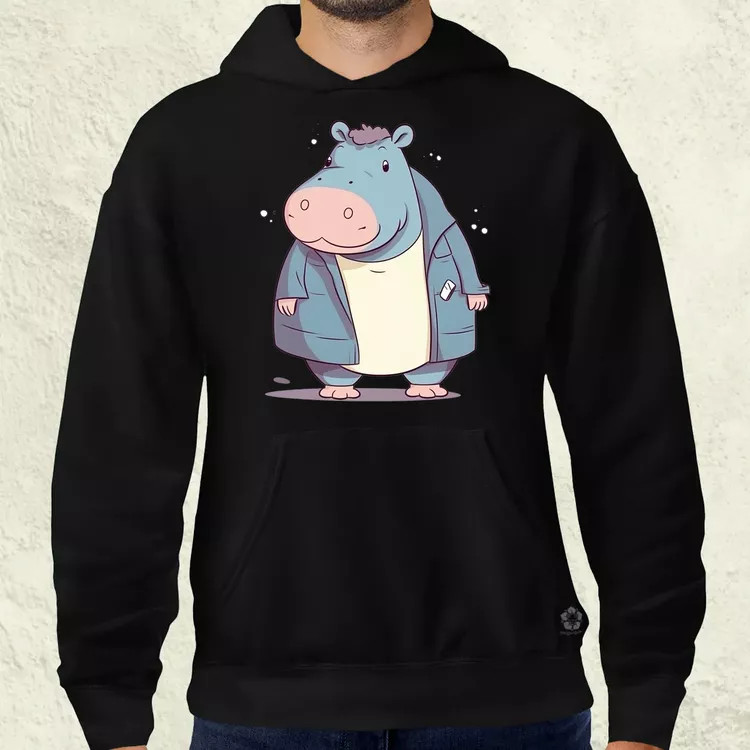 Cuki hippo v1 férfi pulóver