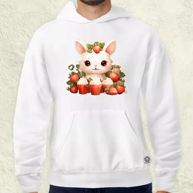 Cuki nyuszi sütikkel v3 férfi pulóver