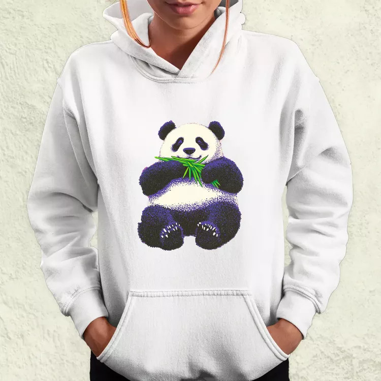 Cuki panda eszik v2 női pulóver