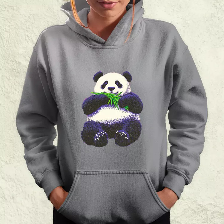 Cuki panda eszik v2 női pulóver