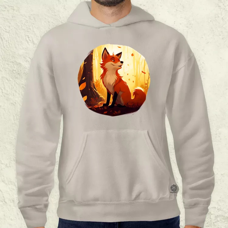 Cuki róka v1 férfi pulóver