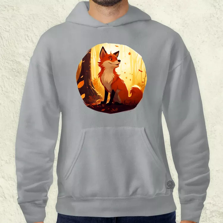 Cuki róka v1 férfi pulóver