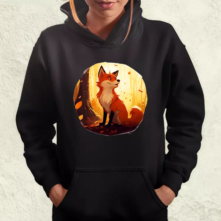Cuki róka v1 női pulóver