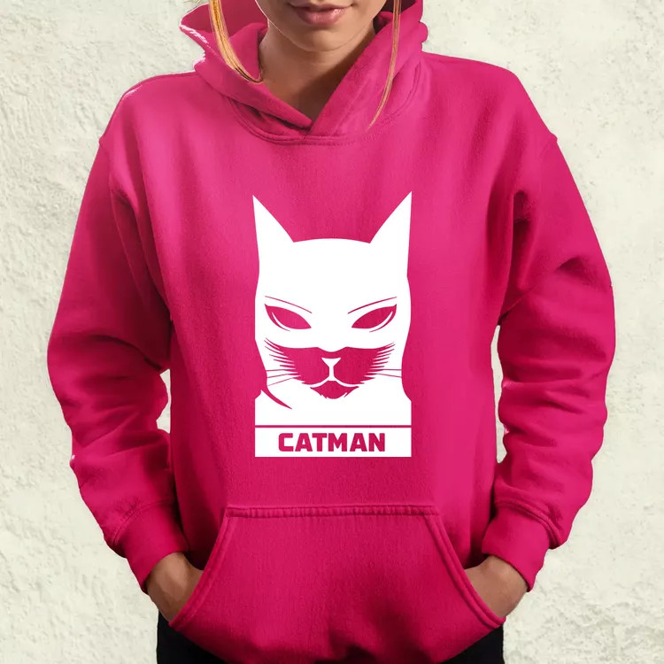 Catman fehér női pulóver