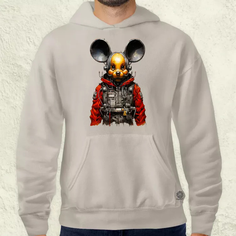 Cybrpunk Mickey férfi pulóver