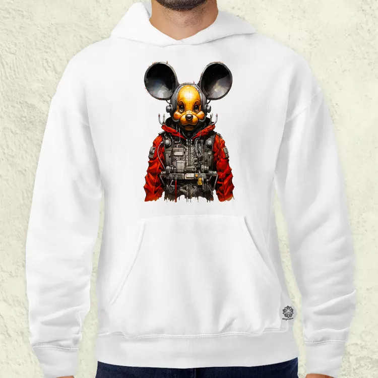 Cybrpunk Mickey férfi pulóver