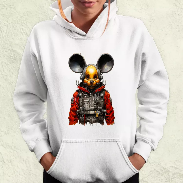 Cybrpunk Mickey női pulóver