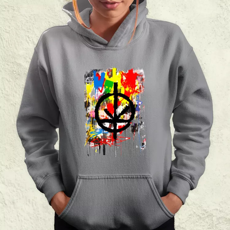 Basquiat béke és szeretet v1 női pulóver