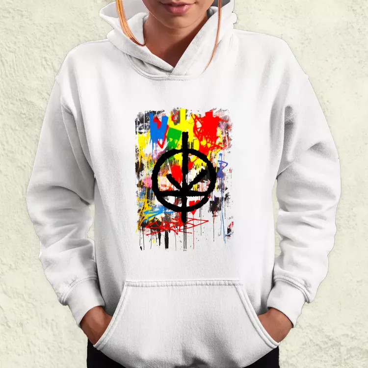 Basquiat béke és szeretet v1 női pulóver