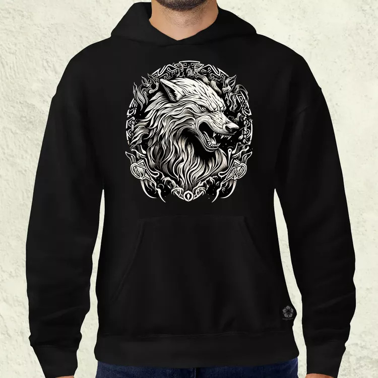Fenrir amulett v1 férfi pulóver