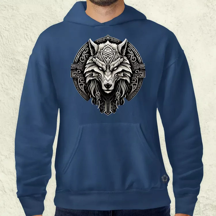 Fenrir amulett v3 férfi pulóver