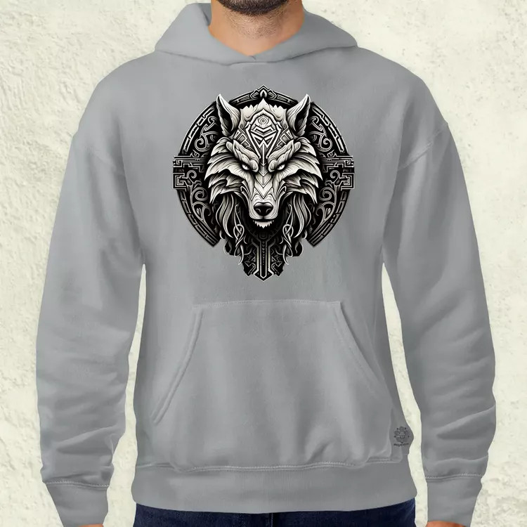 Fenrir amulett v3 férfi pulóver