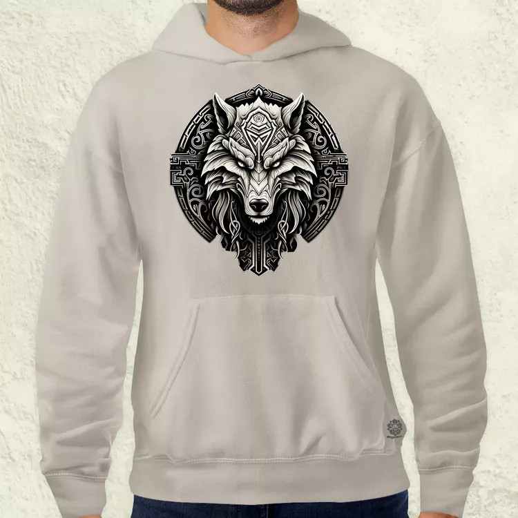 Fenrir amulett v3 férfi pulóver