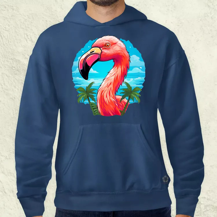 Flamingó nyaral v1 férfi pulóver