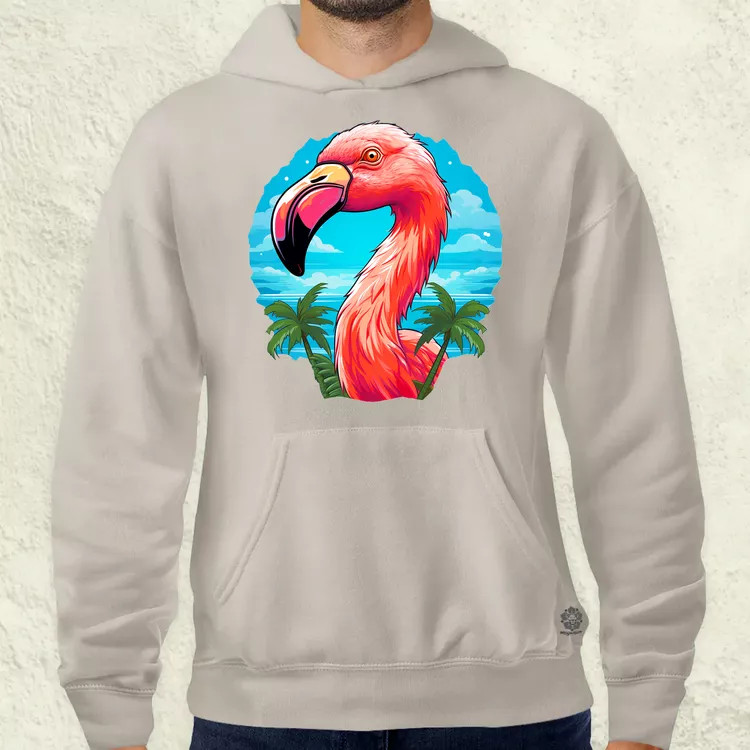 Flamingó nyaral v1 férfi pulóver