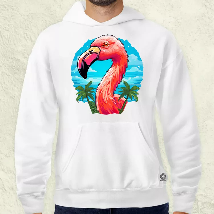 Flamingó nyaral v1 férfi pulóver