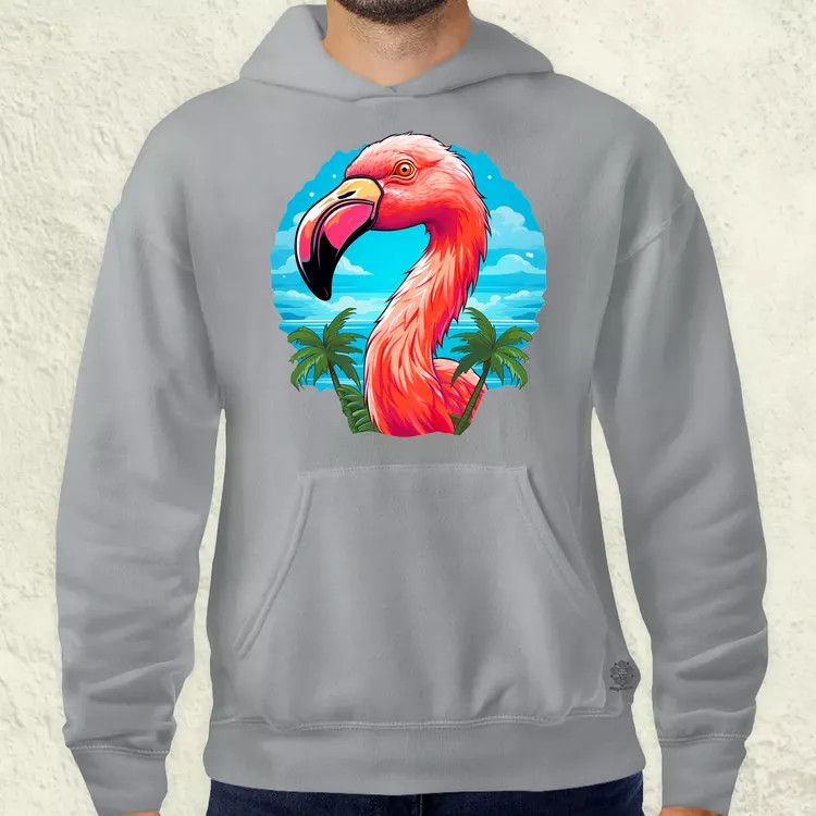 Flamingó nyaral v1 férfi pulóver