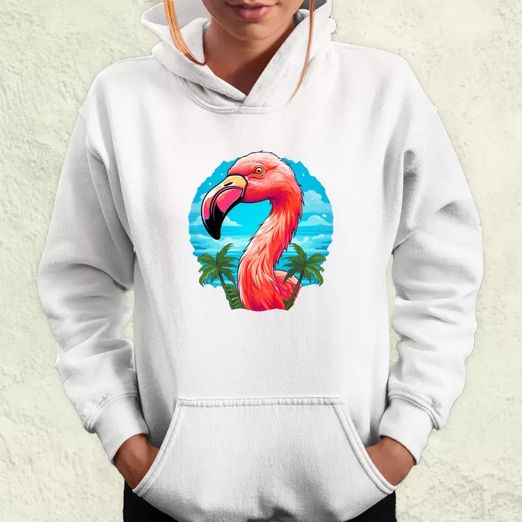 Flamingó nyaral v1 női pulóver