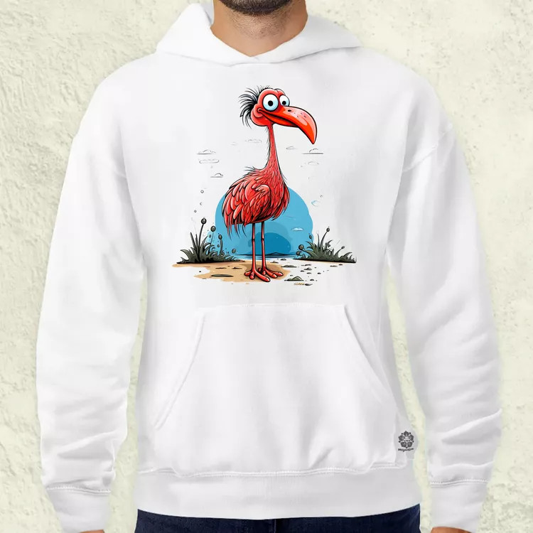 Flamingó nyaral v3 férfi pulóver