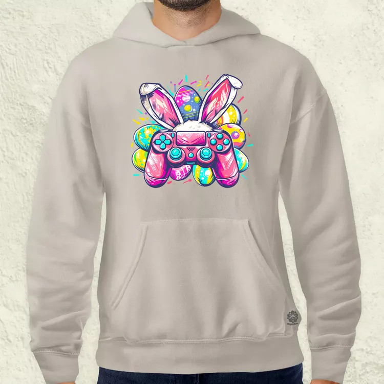 Gamer nyuszi v1 férfi pulóver