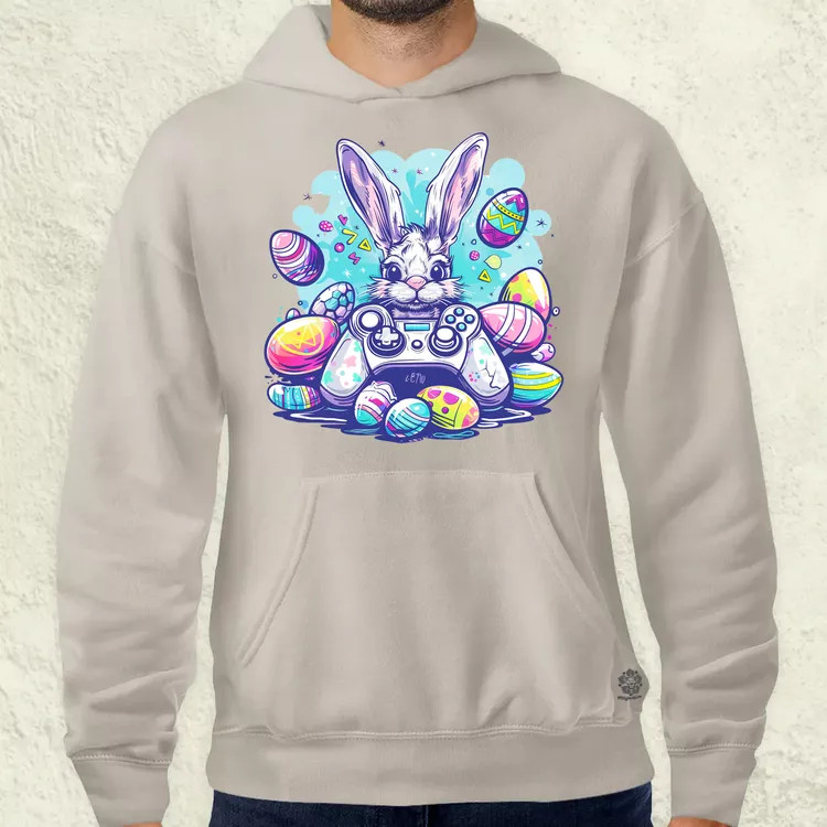 Gamer nyuszi v3 férfi pulóver