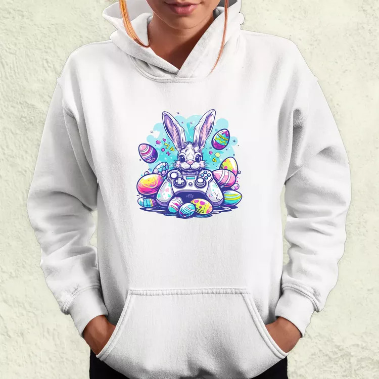 Gamer nyuszi v3 női pulóver