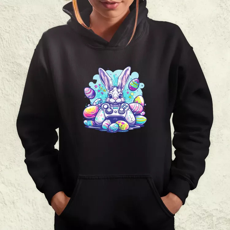 Gamer nyuszi v3 női pulóver