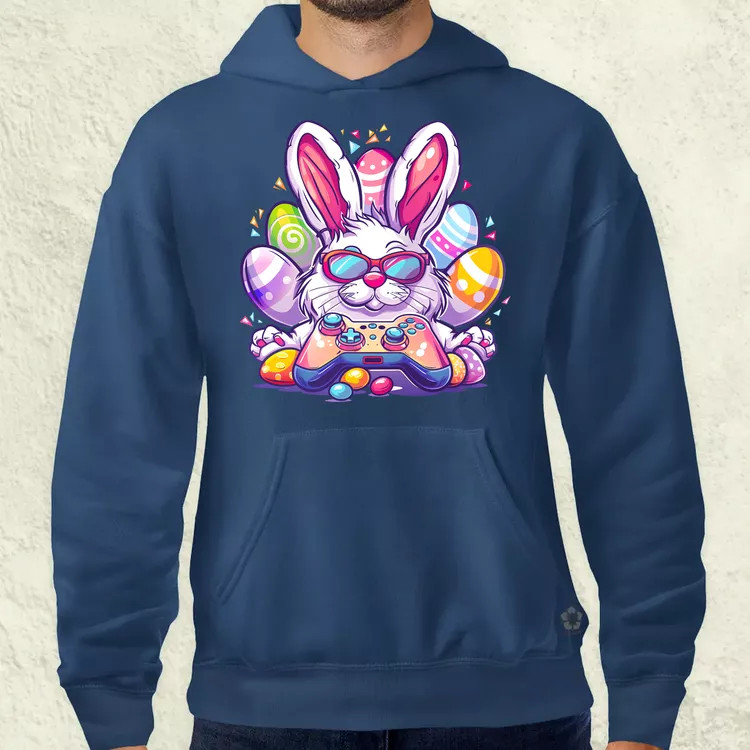 Gamer nyuszi v4 férfi pulóver