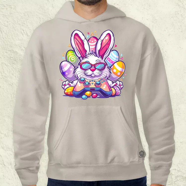 Gamer nyuszi v4 férfi pulóver