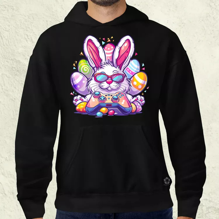 Gamer nyuszi v4 férfi pulóver