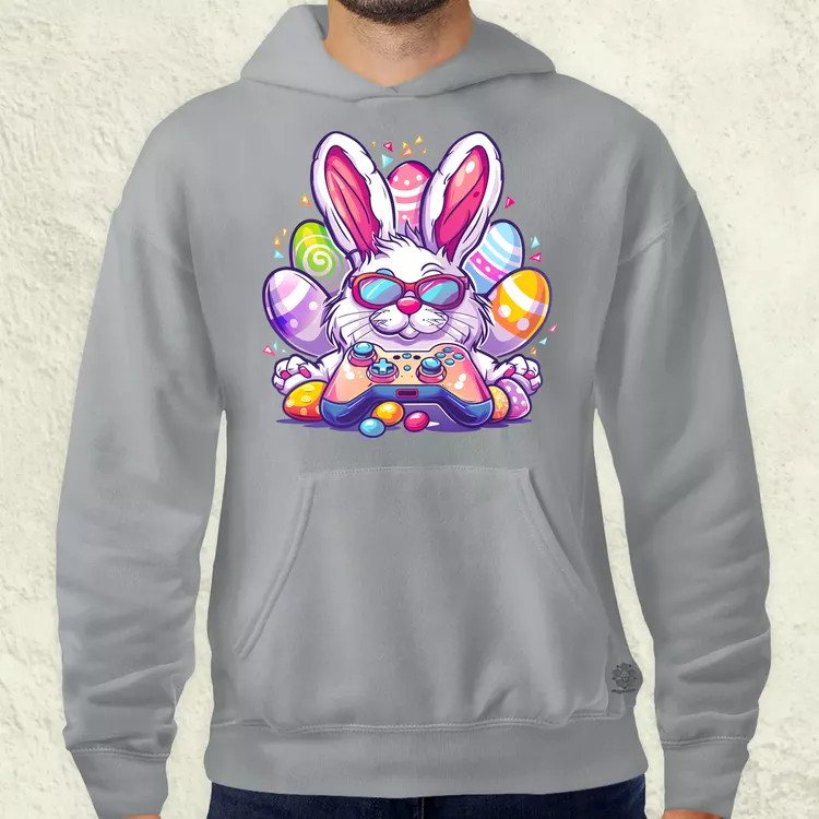 Gamer nyuszi v4 férfi pulóver