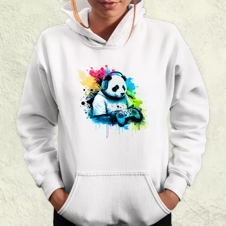 Gamer panda női pulóver