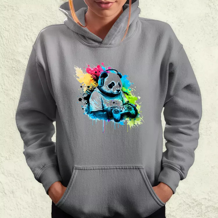 Gamer panda női pulóver