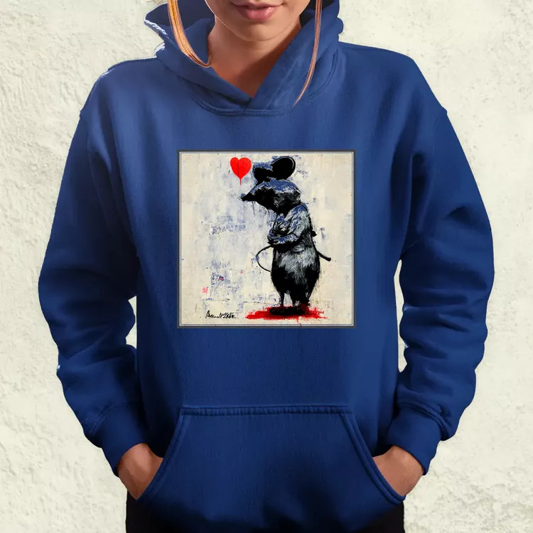 Graffiti patkány szerelem v1 női pulóver