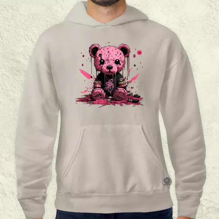 Graffiti pink maci v1 férfi pulóver