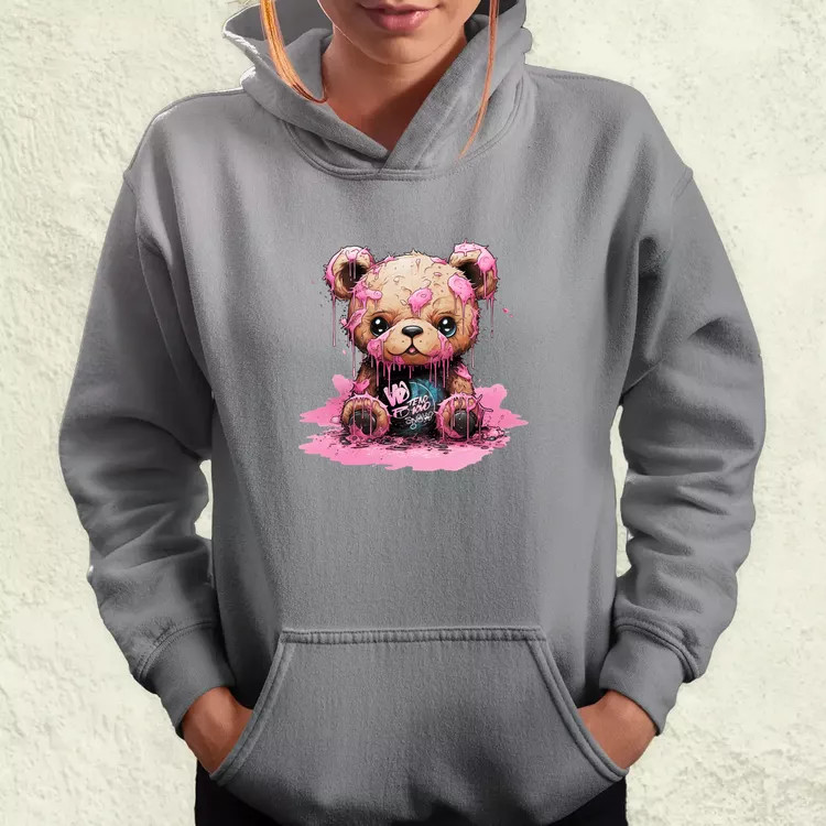 Graffiti pink maci v3 női pulóver