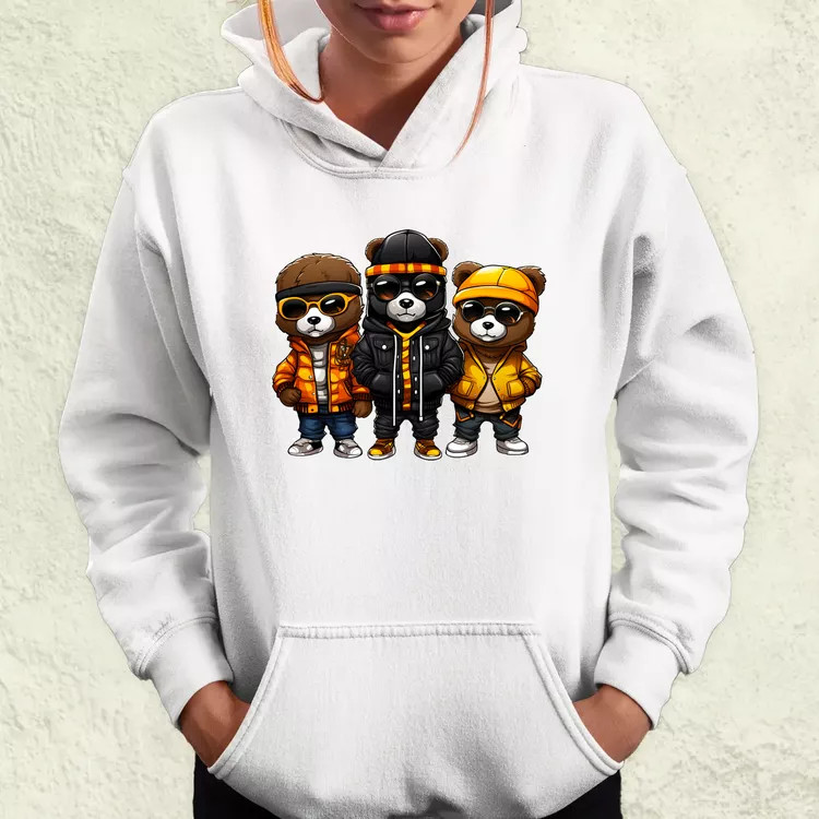 Hip Hop medvék v1 női pulóver