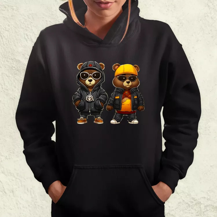 Hip Hop medvék v5 női pulóver