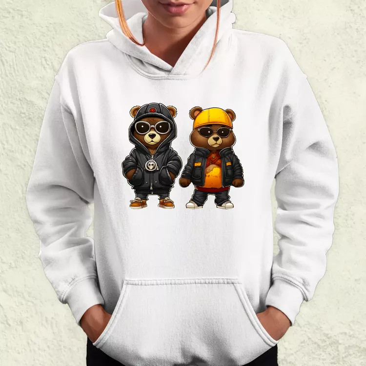 Hip Hop medvék v5 női pulóver