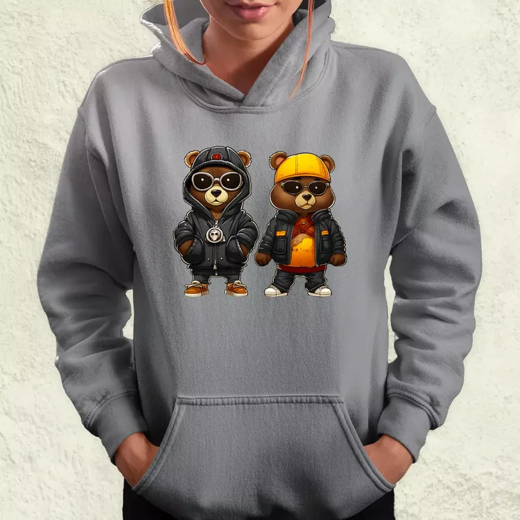Hip Hop medvék v5 női pulóver
