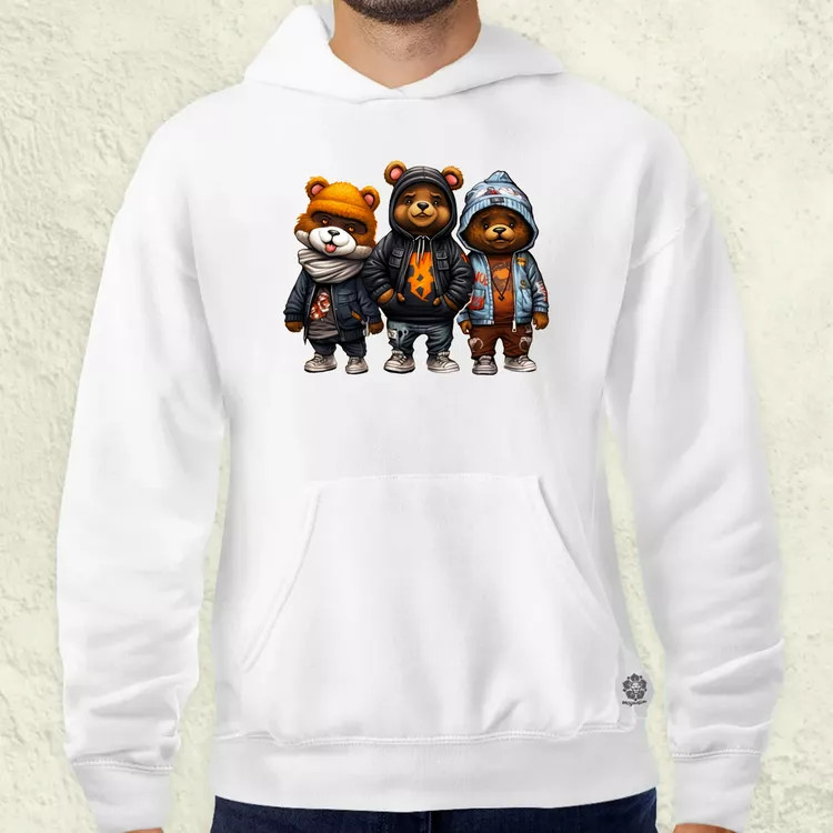 Hip Hop medvék v8 férfi pulóver