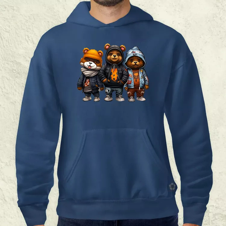 Hip Hop medvék v8 férfi pulóver
